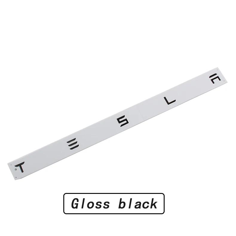 bfxhr7 1pcs 3D ABS Logo Tesla Emblem Letters Car Trunk Badge Rear Letter Label Electroplated For MODEL 3 MODEL S X Modified accessories