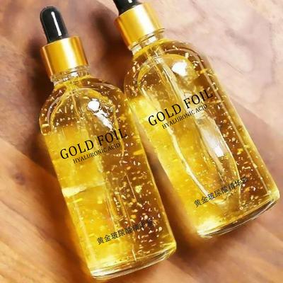 24K Gold Гиалуроновая кислота Сыворотка Антивозрастная Эссенция для Лица Увлажняющая Подтяжка Кожи Устранение Морщин Сыворотка Для Лица