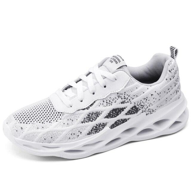 Летние мужские кроссовки, летающие туфли с ткаными лезвиями, легкие повседневные кроссовки с дышащей сеткой, большие размеры, Zapatillas Hombre