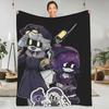 Robot Murder Drones Anime Movie Blanket Uzi Soft Aesthetic Plush Bedding Throws For Chair Travel Flannel Bedspread Bed Cover