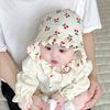 Soft Cotton Newborn Sun Hat Korean Infant Beanie Cap Cute Baby Fetal Cap  2-12 Months