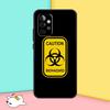 Чехол-логотип со знаком биоопасности для Samsung Galaxy A53 A33 A13 A12 A32 A52 A14 A34 A54 A15 A25 A35 A55 A71 A51