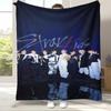 HD Фланелевое одеяло со Stray Kids Kpop Звездой, Ультрамягкий теплый плюшевый плед для дома, спальни, кровати, дивана, Чехол для кемпинга, пикника, Подарок