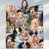 Starry Night Cute Pet Sofa Blanket  Cozy Throw for Couches Cat Design Home Decor Gift Perfect for Relaxation and Daily Use