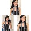Minimalist Plaid Silk Scarf For Women With Lightweight Design Perfect For Summer Outfits