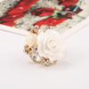 Rose Ring Ethnic Style Resin Personality Adjustable Ring Sweet Fashion