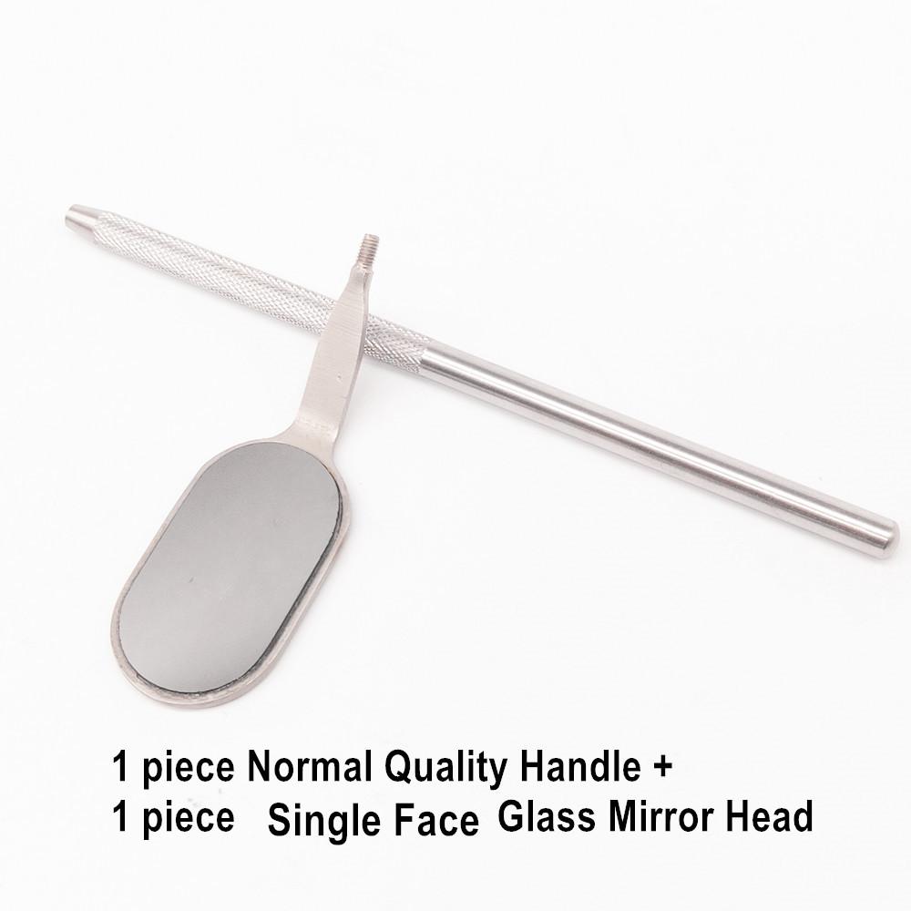 Стоматологическое зеркало для рта Одонтоскоп Уход за полостью рта Чистота зубов Осмотр Гигиена Стеклянное зеркало Зеркало с ручкой