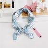 Decorative Simple Texture Silk Scarf Women'S New Style Spring And Autumn Summer Fashion Versatile Headscarf Work Scarf