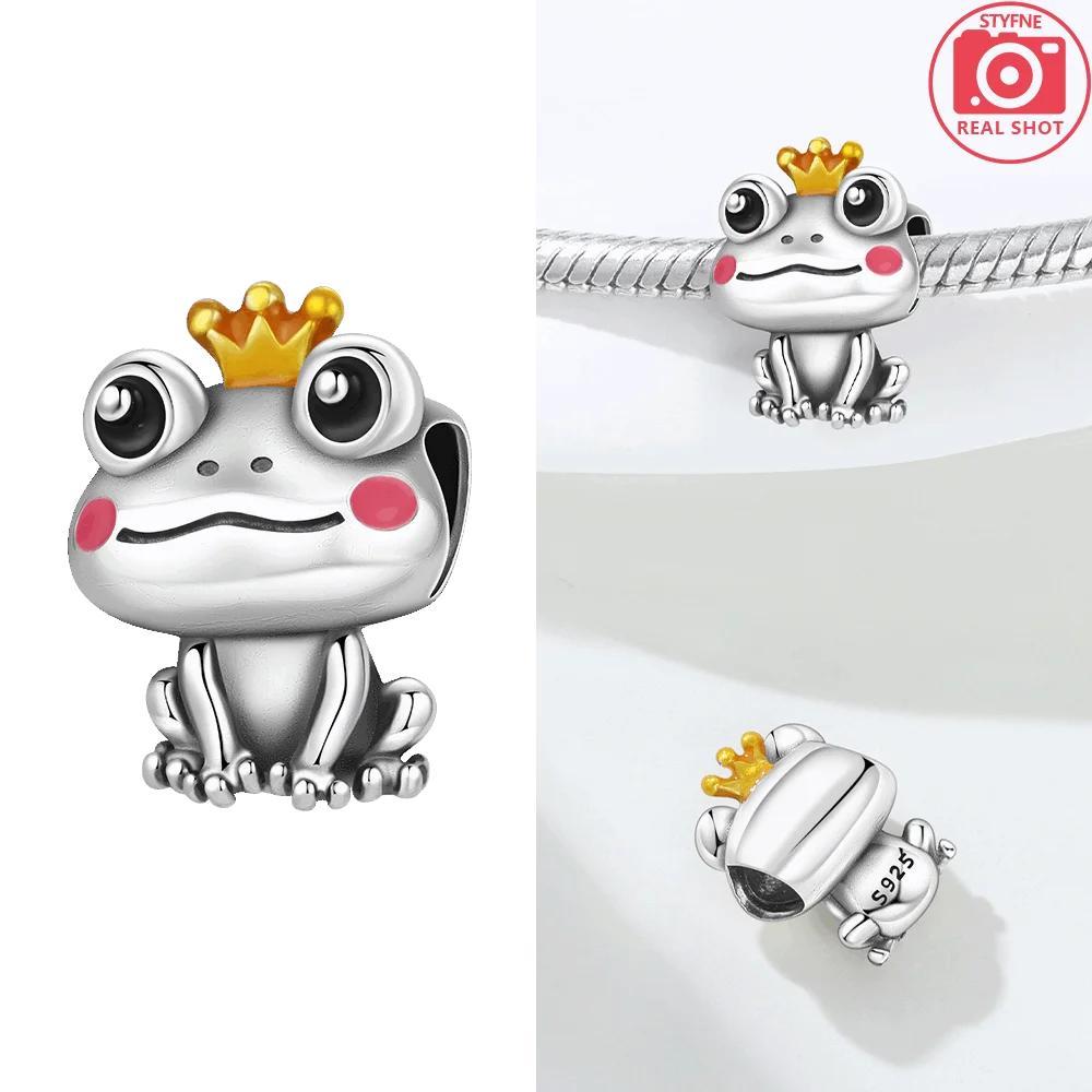 Оригинальный Шарм Медь Пингвин Синий Циркон Кролик Коала Животные Бусины Подходит Браслет Аксессуар Подарок Ювелирные изделия Сделай сам Женщины