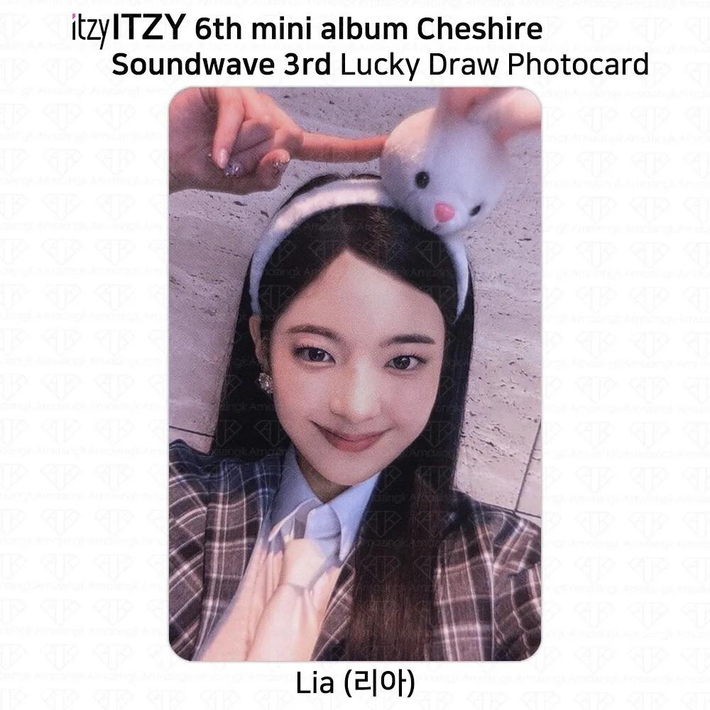 ITZY 6-й мини-альбом Cheshire Soundwave, 3-я лотерея с фотокарточкой, версия.