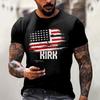 Fashionable Round Neck Short Sleeve Work Clothes Printed Tops For Mens Summer Tops