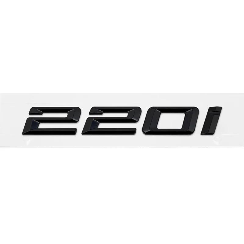 ABS Car Rear Trunk Letters Logo Badge Emblem Sticker For BMW 2 Series 216i 218i 220i 225i 228i 230i 235i 240i F22 F23 F46 F45