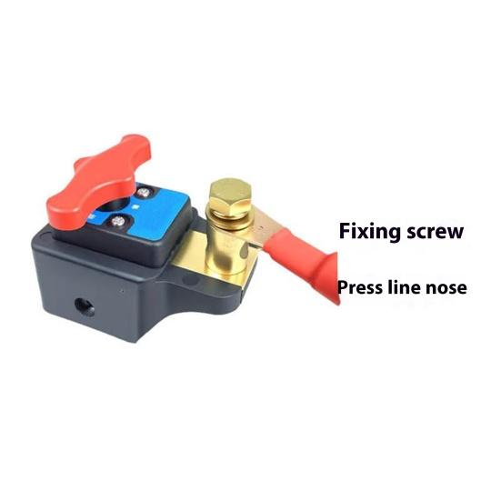 Выключатель-разъединитель аккумулятора 12-24 В, универсальный, сверхпрочный, латунный, энергосберегающий выключатель питания, интеллектуальный выключатель аккумулятора автомобиля для легкового автомобиля и грузовика