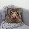 Singer M-Melanie Portals Pillow Case Soft Cushion Cases for Farmhouse Sofa Decor Home Decorations and Protector Pillow Case