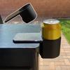 Magnetic Drink Holder for Grill Hands-Free Cup Storage Rack Backyard Party Drink Accessory for Water Bottles