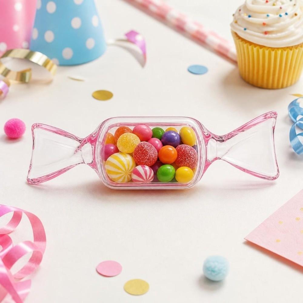 10pcs Party Decor Mini Candy Box Transparent Snack Gift Box Earrings Jewelry Box Baby Shower Party