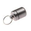 Premium Aluminum Waterproof Pill Box With Sealed Storage, Flat Head, And Keychain For Vitamins Medicine And Fish Oils