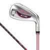 DUNLOP XXIO Thirteen Ladies Iron Set 5 Pieces MP1300L Shaft Carbon Right Bordeaux Number: 7-9, PW, SW Flex A