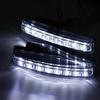 2X Автомобильные 8 светодиодных противотуманных фар Drl для вождения, дневные ходовые огни, белые