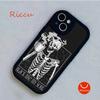 Чехол для телефона Grim Reaper Skull Skeleton Moblie для Iphone 15 promax 12 13 pro 14 Pro mini plus, защитные черные чехлы из овечьей кожи