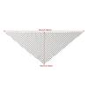 Elegent Solid Color Polka Dots Triangle Scarf Polyester Versatile Bandana Neckerchief Lightweight Head Wraps Office Style