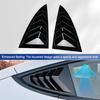 2 шт. Задняя шторка-жалюзи на боковое окно автомобиля для Tesla Model 3 2024-2025, накладка на боковой вентиляционный лювер, треугольный аксессуар