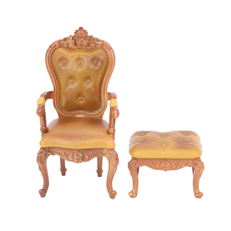 Кукольные миниатюры Мебель Стулья Винтажные аксессуары Игрушечная мебель Орнамент