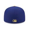 7 2025 Золотая коллекция Зарубежный импорт Кепка 59FIFTY Los Angeles Dodgers MLB 2025 GOLD COLLECTION FITTED CAP КОРОЛЕВСКИЙ СИНИЙ LOS ANGELES DODGERS Шляпа [Новая]