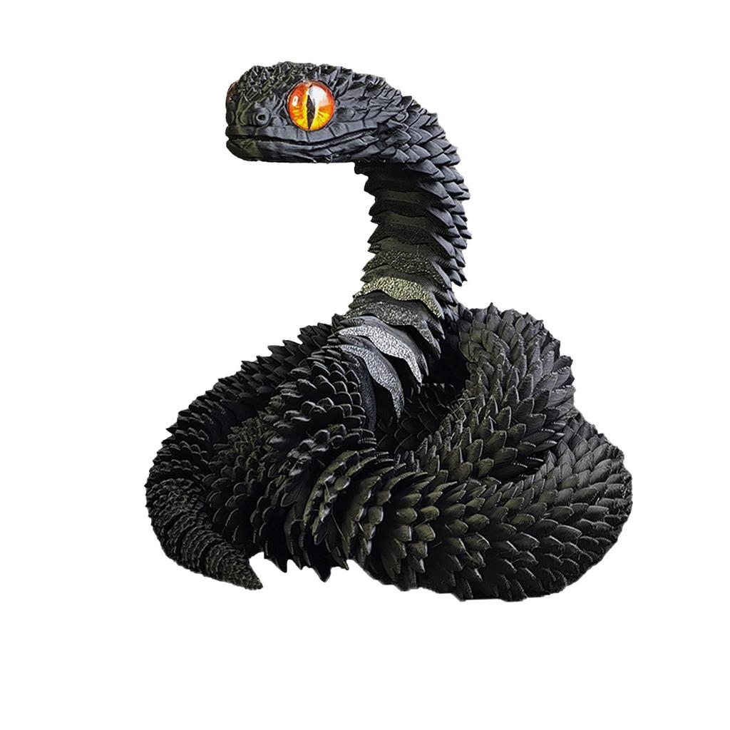 3D печать ремесла украшения подарки креативная ручная работа 3D печать змея автомобильный кулон