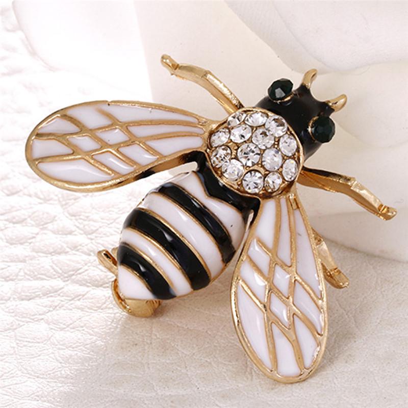 Women Delicate Little Bee Insect   Pin Brooch Jewelry Accessory