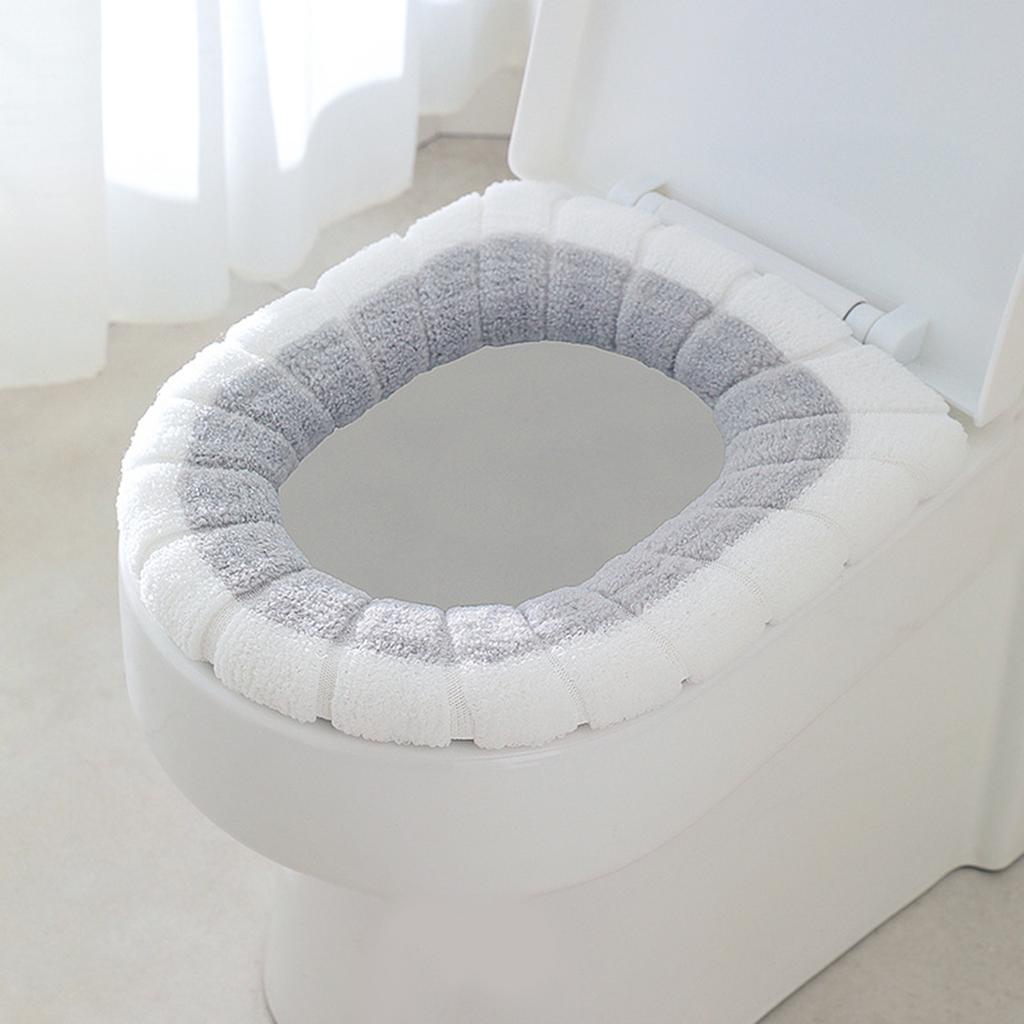 Universal Bathroom Warm Soft Toilet Seat Lid Cover Mat Pad Cushion Home Decor