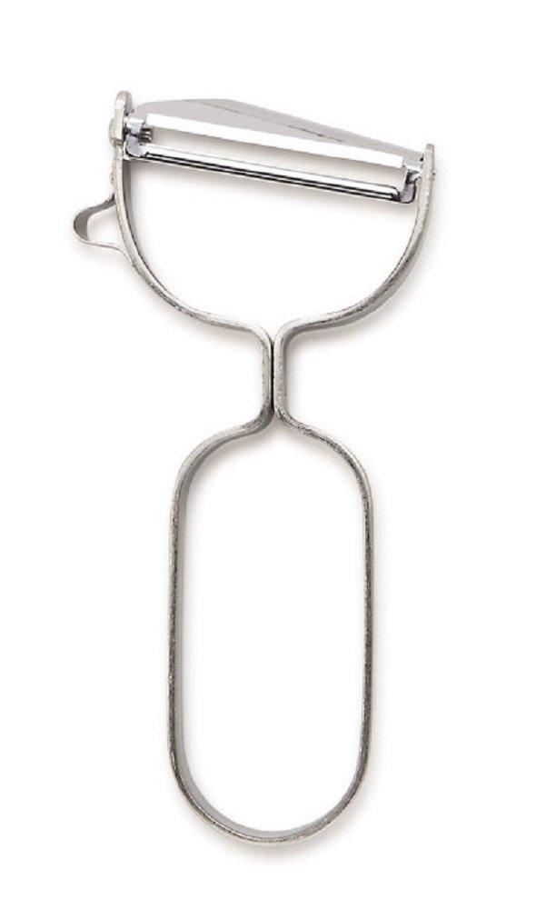 Suncraft Angled Stainless Made in Aisaika Silver Peeler, Blade, Steel, Japan, AL-161