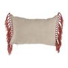 Coussin rectangulaire multicolore - Home ESPRIT - 50x15x30 cm - Lavable - Qualité durable - Mousse - Duvet