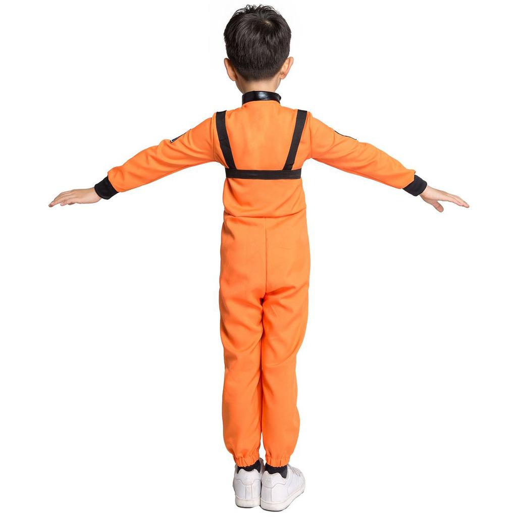 Костюм мальчика-пилота на Хэллоуин, детский сценический костюм, скафандр мальчика-астронавта