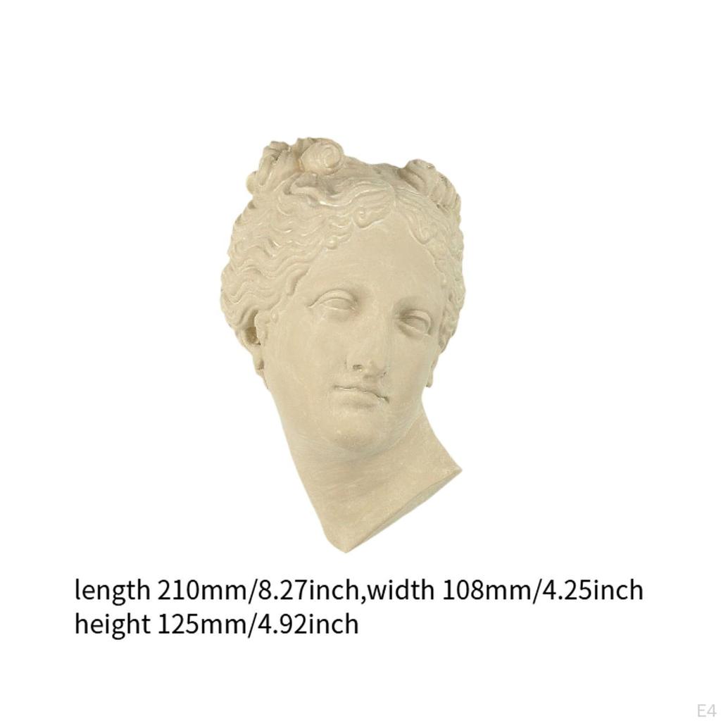 Декоративная настенная фигура-скульптура головы для гостиной и спальни