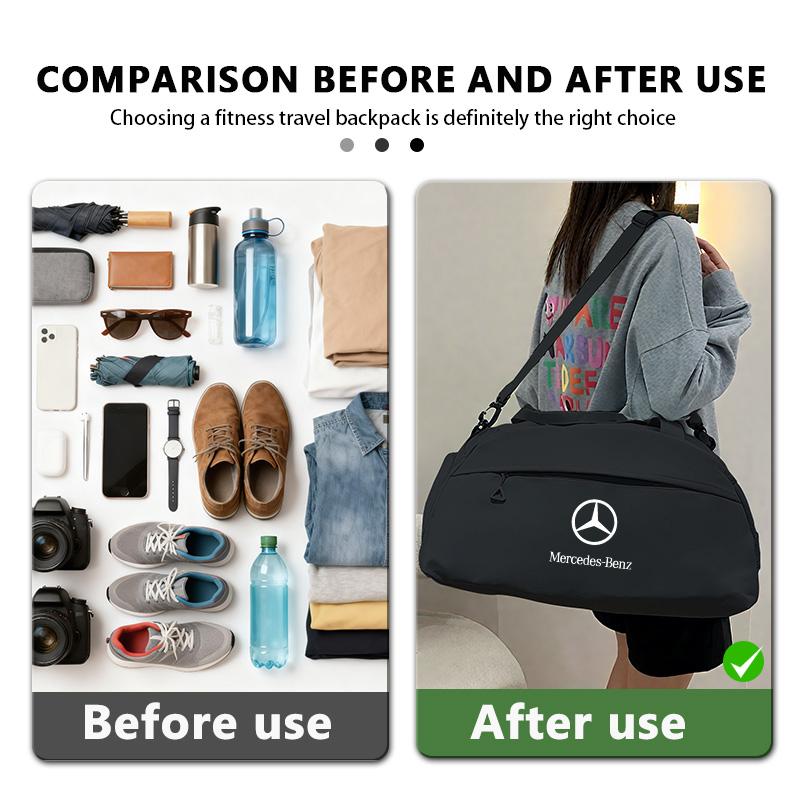 WLX4 For Mercedes Benz Large Capacity Sport Bag Storage Bags Handheld Diagonal Cross Bag Pouches CLK GLC W212 C200 C300 W203 W204
