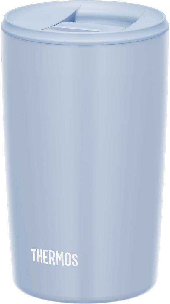 Thermos Vacuum Insulated Tumbler with Dishwasher Ash ASB Lid, Safe, 400ml, Blue, JDP-401