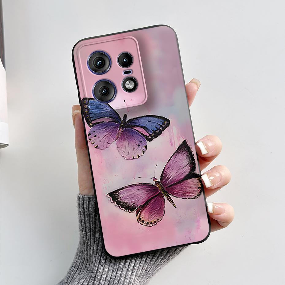 For Motorola Edge 50 Pro Ultra Fusion Case Stylish Pattern Soft Silicone Back Cover for Moto Edge 50 Pro Ultra Fusion Capa Funda