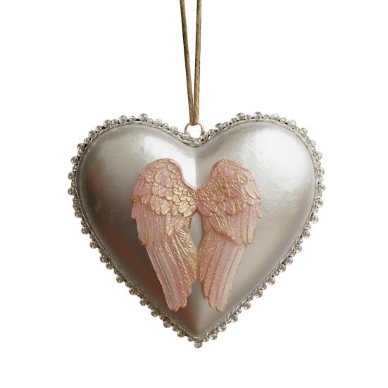 Рождественское подвесное украшение в форме сердца для дома, офиса, праздничной вечеринки, елки, акриловый кулон для подвешивания в виде сердца любви