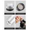 TAFUCO Double-Walled Borosilicate Glass Tea Infuser Bottle