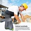 Summer Sun Shade Safety Hard Hat Neck Shield Helmet Sun Shade Reflective Stripe Cap Cover for Construction Worker