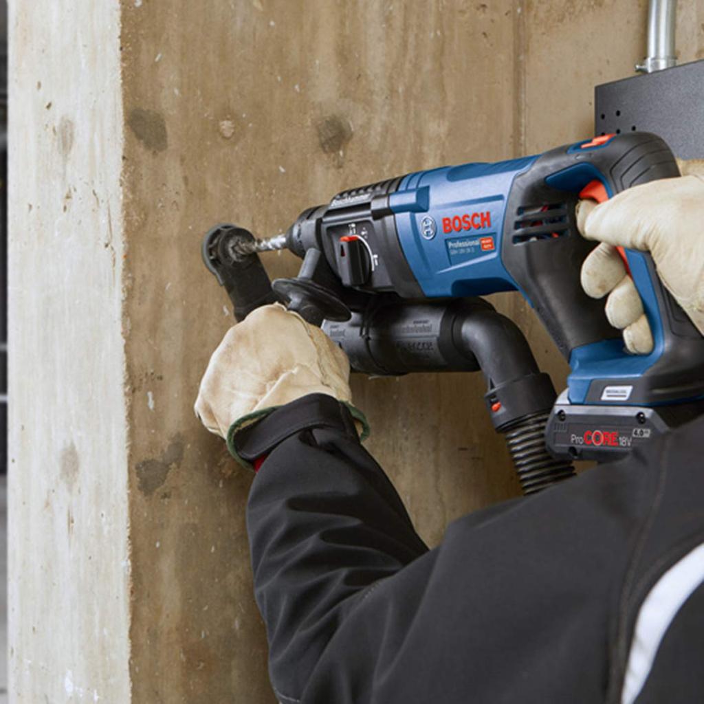 Bosch Professional SDS Plus 18V Аккумуляторная ударная дрель с кейсом для переноски Зарядное устройство Продано (Только тело, отдельно) ГБХ18В-26ДХ