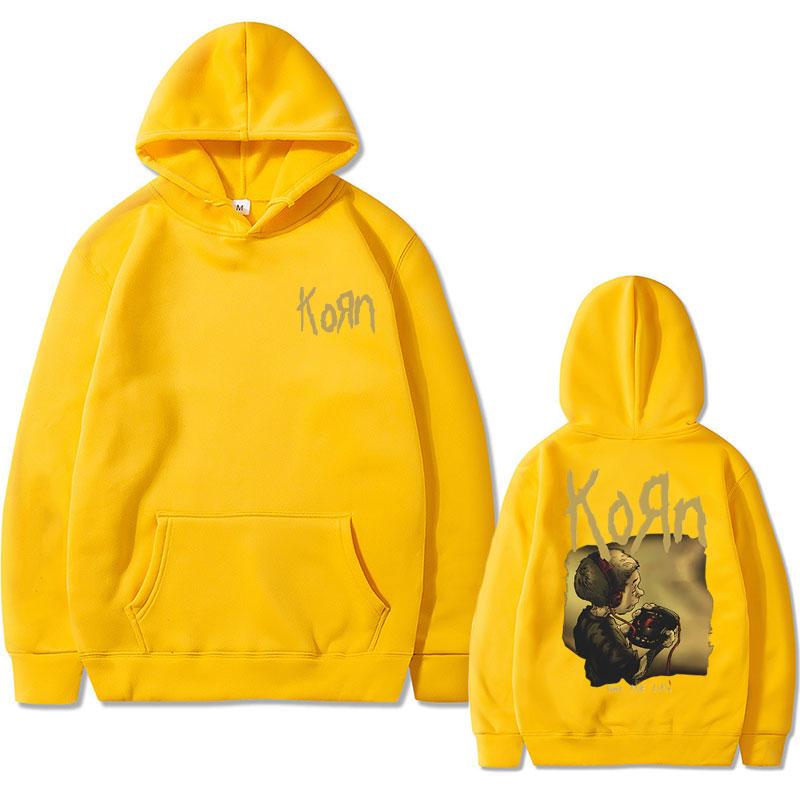 Винтажная толстовка рок-группы 90-х годов Korn Got The Life, уличная одежда, повседневный свитшот унисекс, большие толстовки унисекс, свободный пуловер унисекс