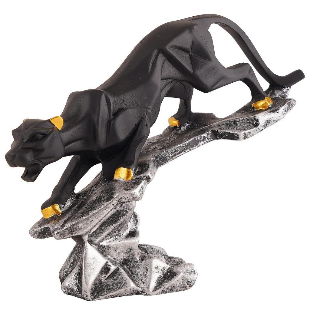Black Cheetah Showpiece for Home Decor Showpiece | Cheetah Statue for Home Decorative Showpiece Item