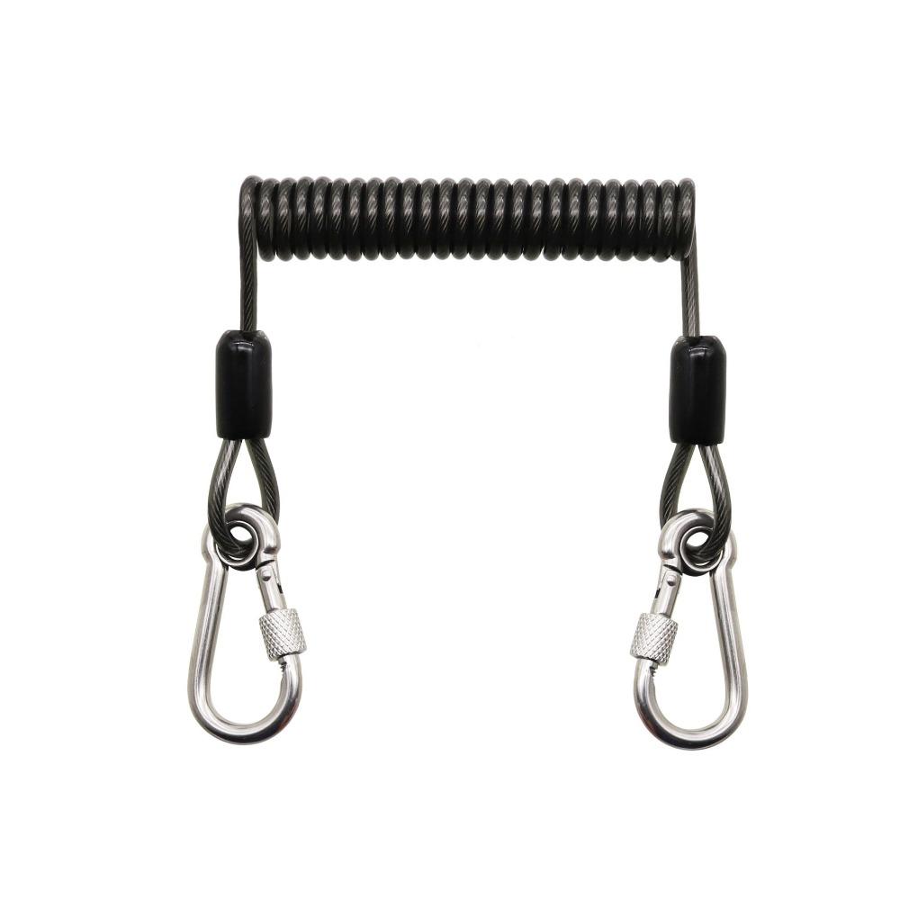 with 304 Steel Carabiner Outdoor Key Cord 1.2meters Suspension Rope New Fishing Lanyards