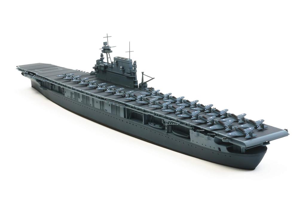 Пластиковая модель авианосца ВМС США «Йорктаун» Tamiya Waterline Series 31712 1/700 № 712