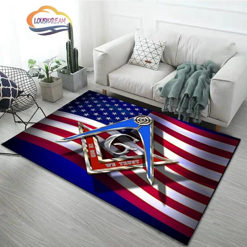 Новейший модный ковер, масонский коврик, масонский мягкий коврик, коврики для спальни, масонской гостиной, двери, напольные коврики для прихожей, коврик для йоги