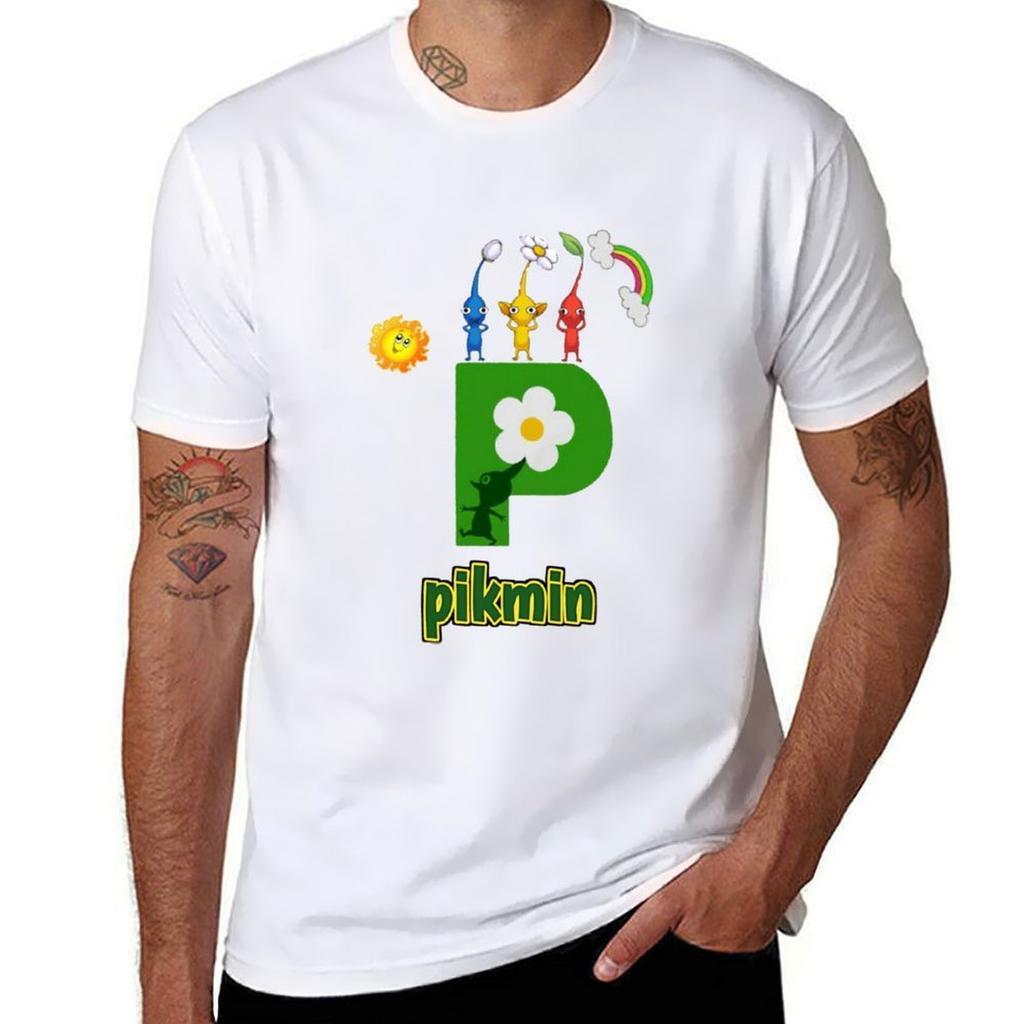Pikmin t shirt TShirt Minimalist Plain Crew Neck TShirt