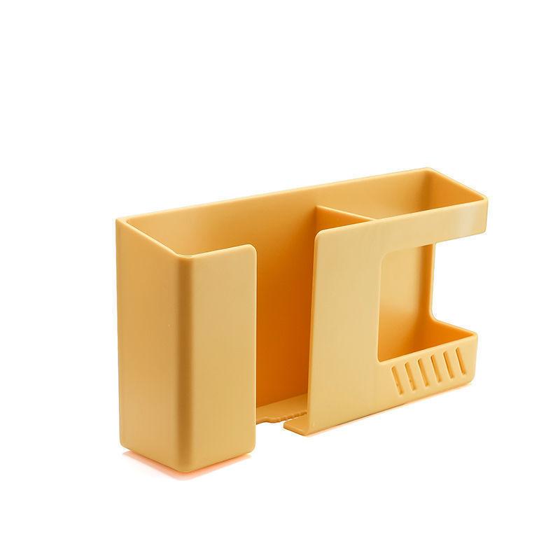 2 в 1 Настенный ящик для хранения с дистанционным управлением для мобильного телефона Многофункциональная стойка для хранения без ударов Настенные держатели для хранения мусора