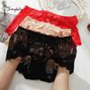 Transparent Women's Sexy Lace Underwear Panties Mid-waist Female Hollow Out Breathable Briefs Lingerie